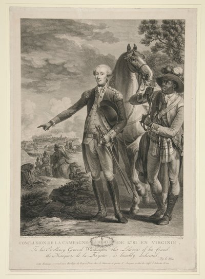 Virginia-kampanjan päätökseen 1781 tekijältä Noël Le Mire