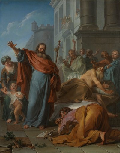 Pyhän Jaakob Suuren ihmeet, 1726. tekijältä Noël Nicolas Coypel
