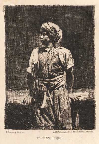 Maurilaiset tyypit, 1875. tekijältä Norbert Goeneutte
