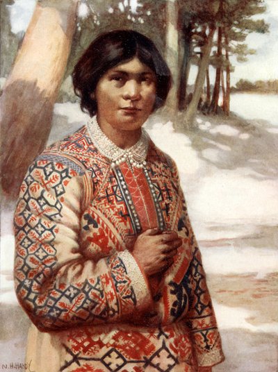 Ostiakin nainen, Siperia tekijältä Norman Hardy