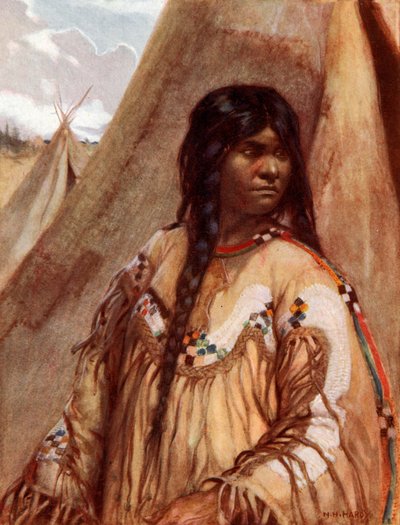 Blackfoot intiaani tyttö tekijältä Norman Hardy