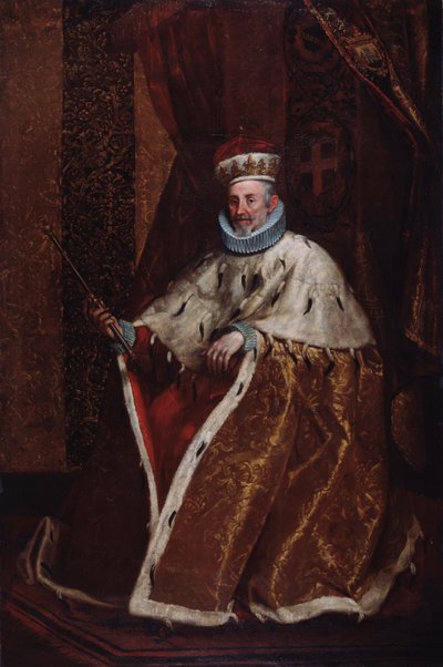 Muotokuva genoedogesta Leonardo della Torresta (öljy kankaalle tekijältä Northern Italian School