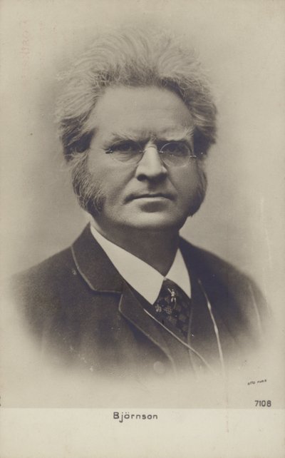 Bjornstjerne Bjornson (1832-1910), norjalainen Nobel-palkittu kirjailija tekijältä Norwegian Photographer