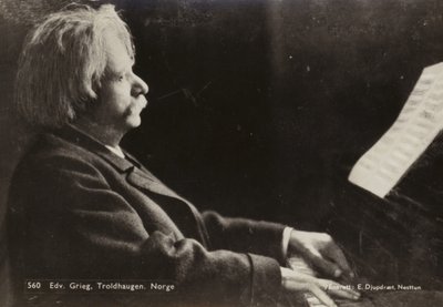 Edvard Grieg Troldhaugenissa, Norjassa tekijältä Norwegian Photographer