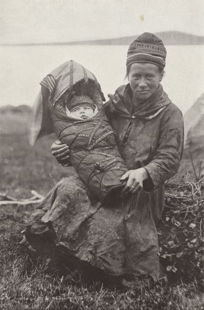 Lapin äiti ja vauva tekijältä Norwegian Photographer