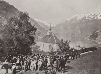 Merok, Geiranger (valkoinen kuva) tekijältä Norwegian Photographer
