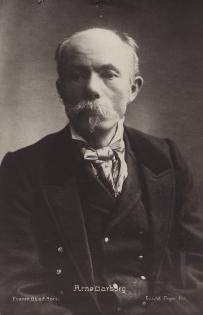 Arne Garborgin muotokuva tekijältä Norwegian Photographer