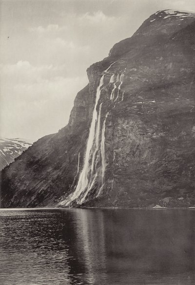 The Seven Sisters (Waterfall) Geiranger (m/w kuva) tekijältä Norwegian Photographer