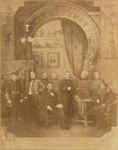 Unionin komentajat tekijältä Notman Photograph Company