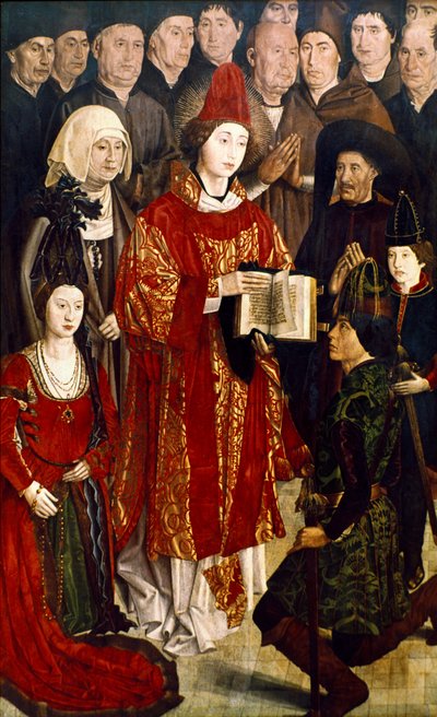 Pyhän Vincentin alttaritaulu 1460 tekijältä Nuno Goncalves or Gonzalvez