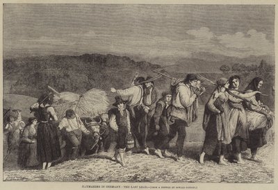 Heinänteko Saksassa, viimeinen kuorma tekijältä O.A. Sickert
