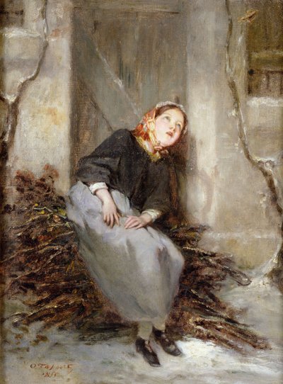 Okkunpoimija, 1855 tekijältä Octave Tassaert