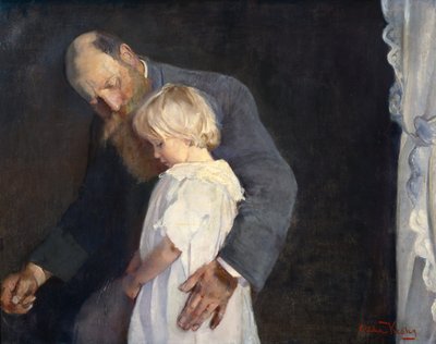 Pikku köyhä (Christian Rogh ja Nana) tekijältä Oda Krohg