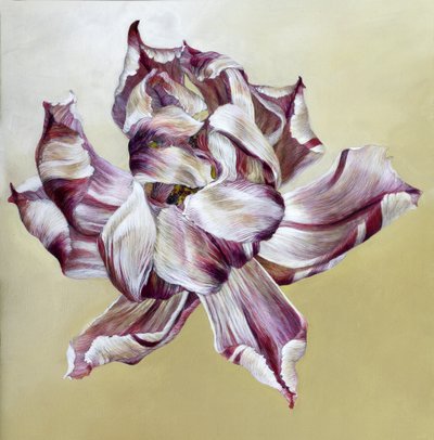 Tulipa, 2013 (akryyli puulle) tekijältä Odile Kidd