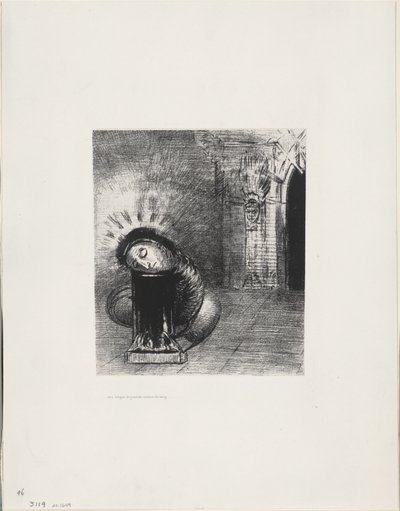 Long Chrysalis, veren väri, levy 2/6 tekijältä Odilon Redon