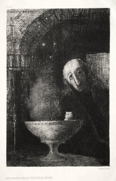 Ja Etsijä oli mukana äärettömässä etsinnässä tekijältä Odilon Redon