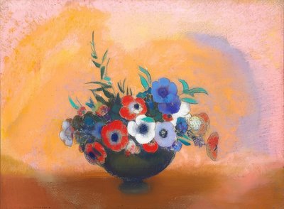 Anemonen (The Anemonen). Öh 1912 tekijältä Odilon Redon