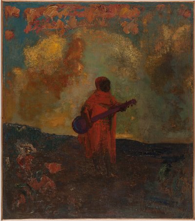 Arabialainen muusikko tekijältä Odilon Redon