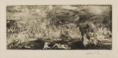 Taistelu tekijältä Odilon Redon