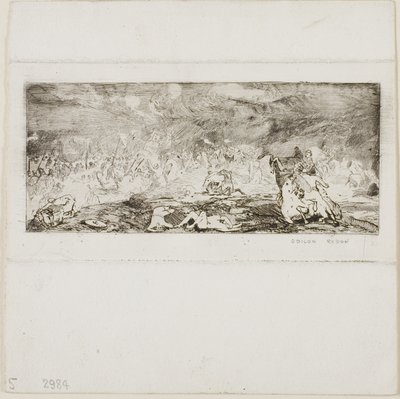 Taistelu tekijältä Odilon Redon