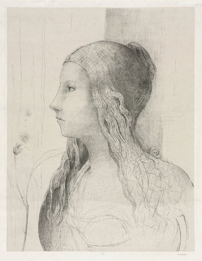 Brünnhilde jumalien hämärässä tekijältä Odilon Redon