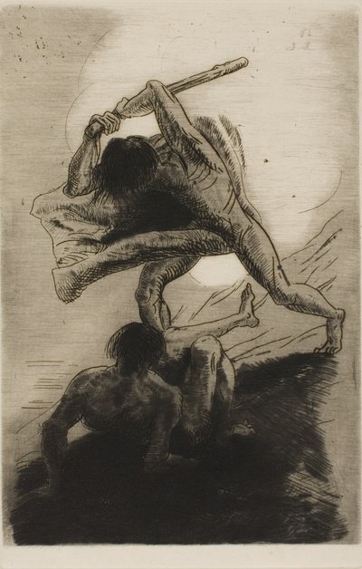 Kain ja Abel tekijältä Odilon Redon