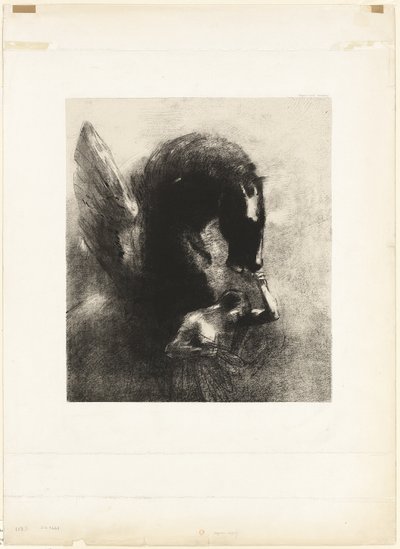 Vangittu Pegasus tekijältä Odilon Redon