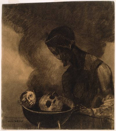 Noitatytön kattila tekijältä Odilon Redon