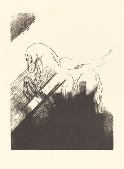 Cheval aile (siivekäs hevonen) tekijältä Odilon Redon