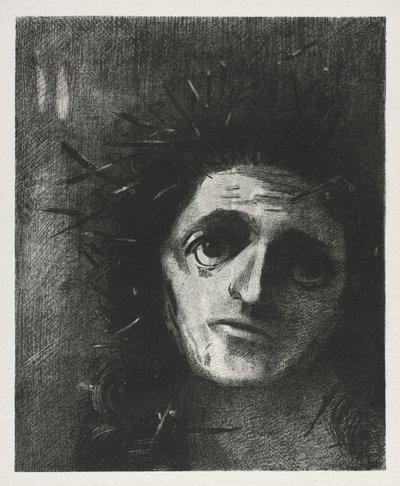 Kristus, 1887. tekijältä Odilon Redon