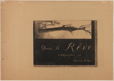 Kansi-etukuva, teoksesta In Dreams (Unissa) tekijältä Odilon Redon