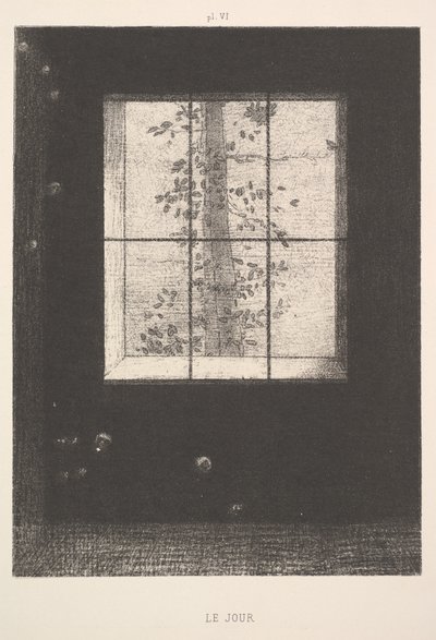 Day Le Jour, sarjasta Dreams Songes, levy VI, 1891. tekijältä Odilon Redon
