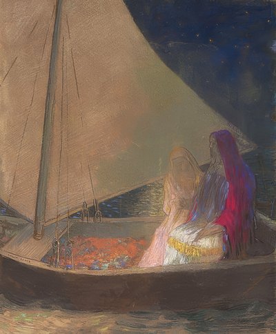 Barkki. Noin 1902 tekijältä Odilon Redon