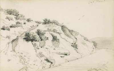 Piirustus albumista nimeltä "The Baskimaa", 1862-63 tekijältä Odilon Redon