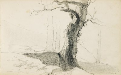 Piirustus albumista nimeltä "The Baskimaa", 1862-63 tekijältä Odilon Redon