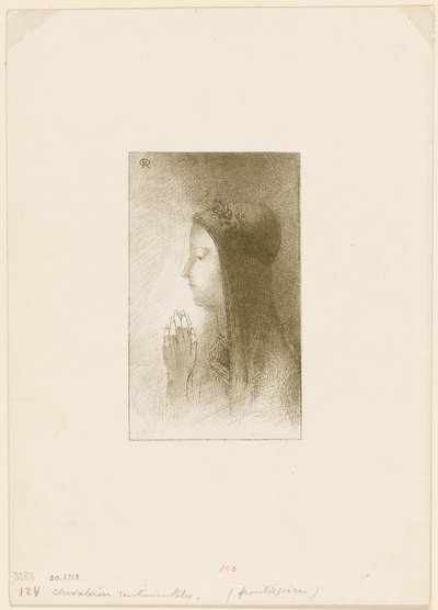 Ferdinand Héroldin Chevalieres sentimentalesin etukappale tekijältä Odilon Redon