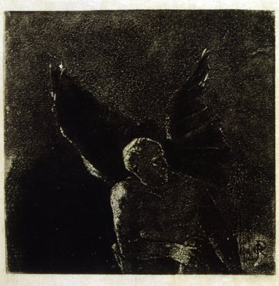 Odilon Redonin kuvitus Baudelairen teokseen "Les Fleurs du Mal". 1891. tekijältä Odilon Redon