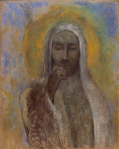 Hiljaisuuden Kristus tekijältä Odilon Redon