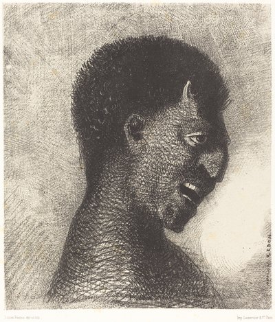 Satyr kyynisellä hymyllä tekijältä Odilon Redon