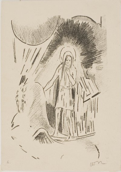 Mies Pegasuksella tekijältä Odilon Redon