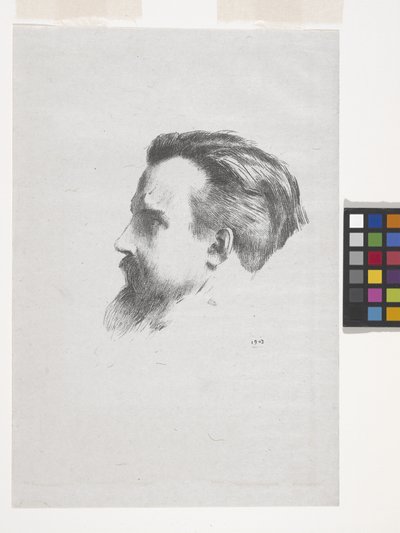 Maurice Denis (litografia sobre papel chine volant) finlandês tekijältä Odilon Redon