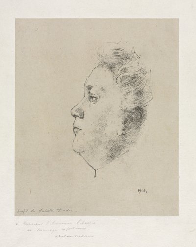Neiti Juliette Dodu, 1904. tekijältä Odilon Redon
