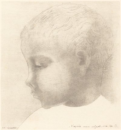 Mon Enfant (Minun lapseni) tekijältä Odilon Redon