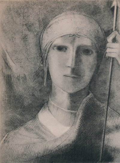 Parsifal, k. 1891, 1946 tekijältä Odilon Redon