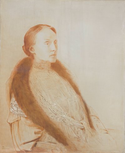 Muotokuva A.M.L. Bonger-van der Linden tekijältä Odilon Redon