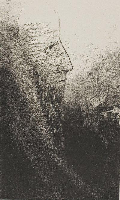 Saint Anthony: "Auta minua, oi Jumalani!", levy 2/24 tekijältä Odilon Redon