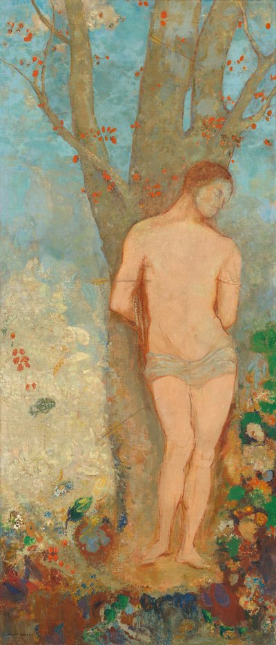 Pyhä Sebastian tekijältä Odilon Redon