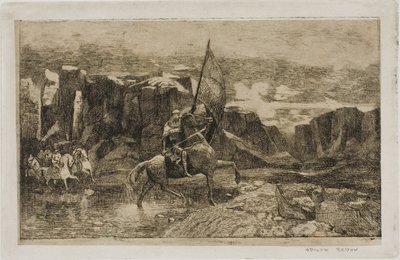 Normaalisti virran ylittäminen tekijältä Odilon Redon