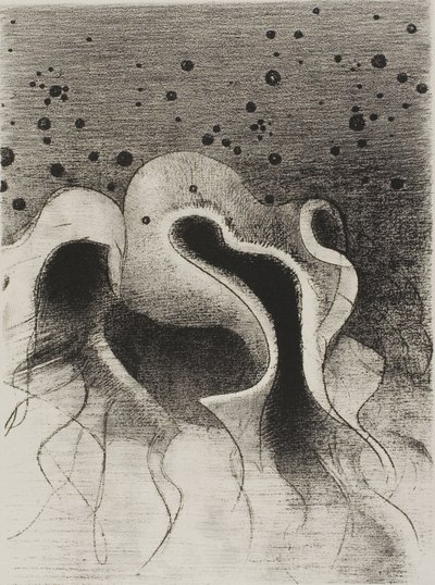 The Beasts of the Sea, Pyöreä kuin nahkapullot, levy 22/24 tekijältä Odilon Redon