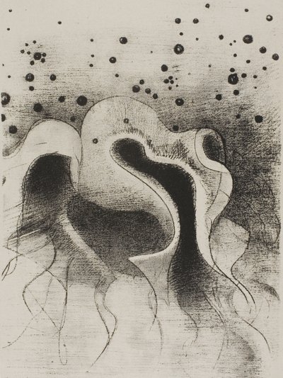The Beasts of the Sea, Pyöreä kuin nahkapullot, levy 22/24 tekijältä Odilon Redon